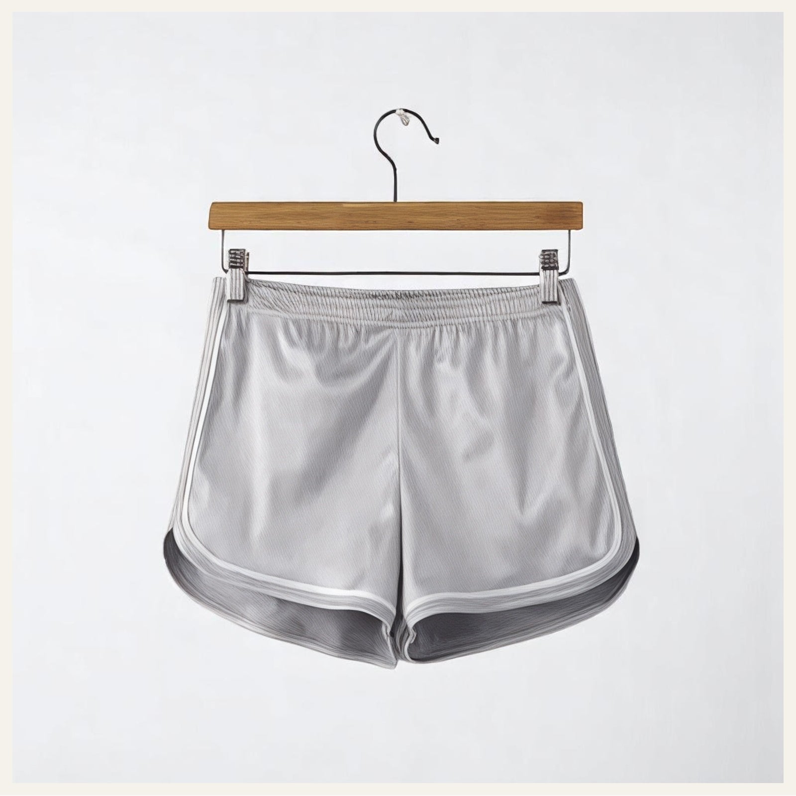 Pyjama short femme satin - Gris