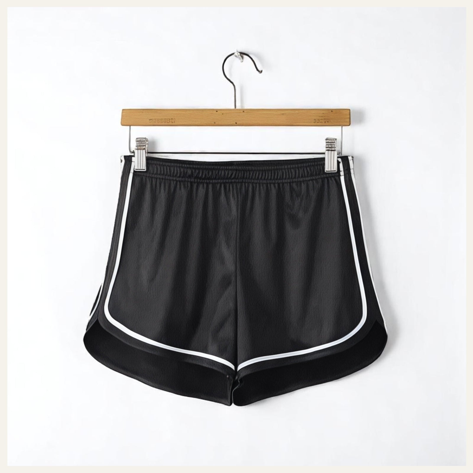 Pyjama short femme satin - Noir